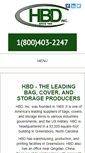 Mobile Screenshot of hbdinc.com